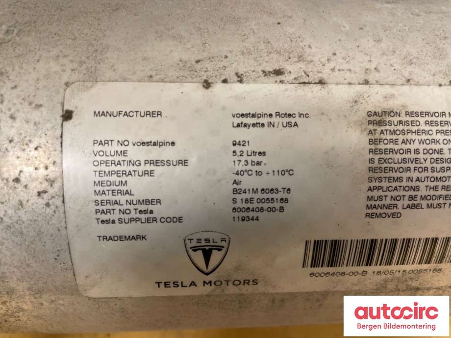 Diverse deler til Tesla Model S 2016-2021 (Fase 2)  (TESLA|6006408-00-B|)