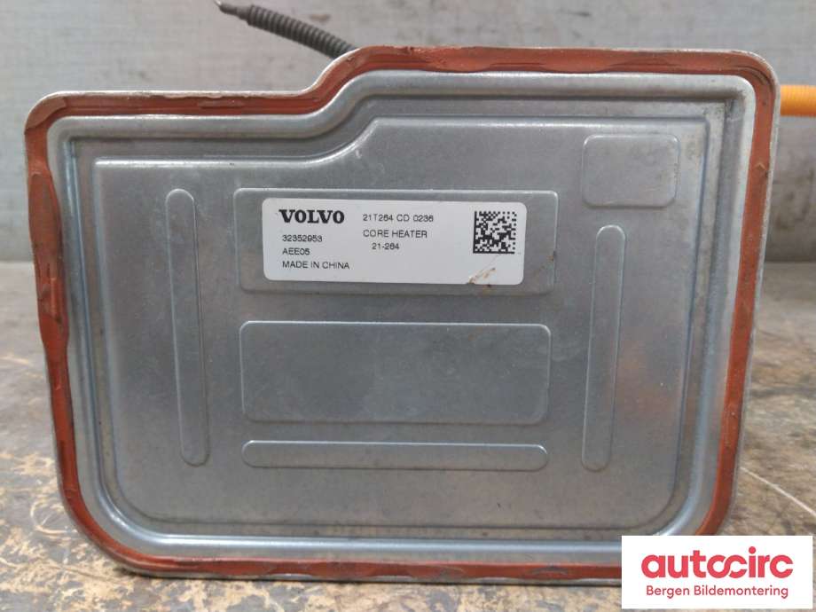 Varmeapparat register til Volvo C40 Recharge 2021-2024  (VOLVO|32352954|)