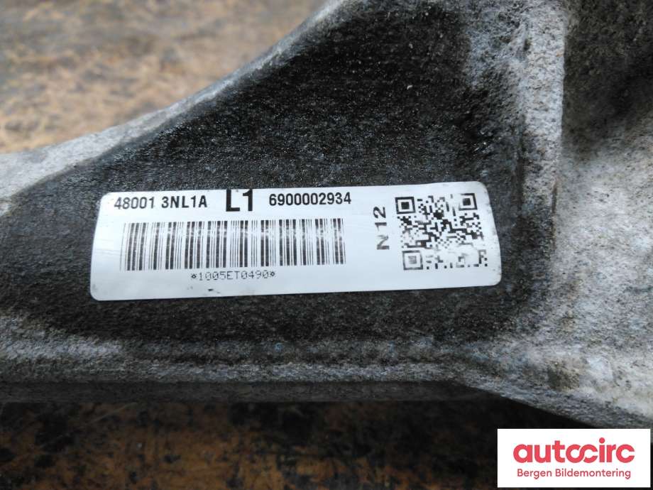 Tannstang til Nissan Leaf 2011-2017 (Type I)  (NISSAN|480013NL1A|)