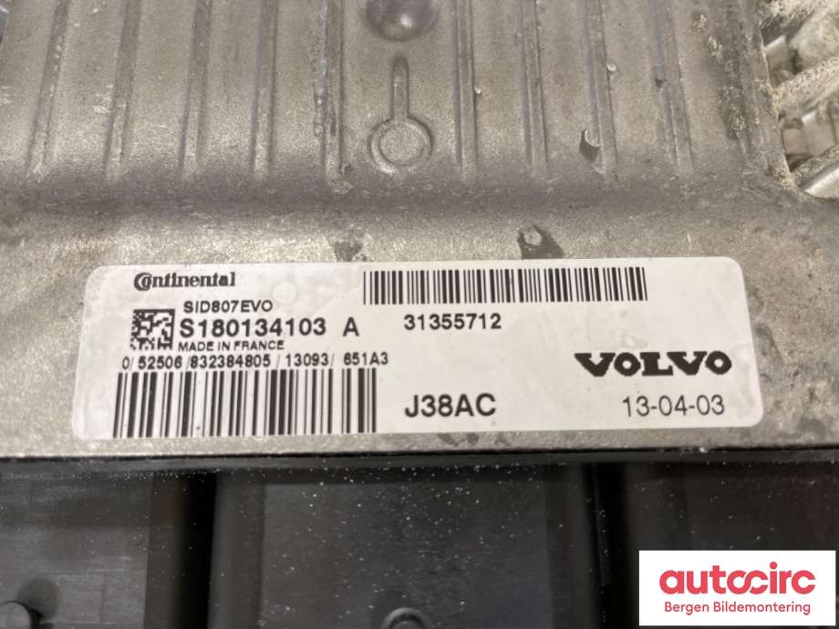 Styreenhet motor til Volvo V40 2012-2019  (VOLVO|36000608|S180134103A|31355712)