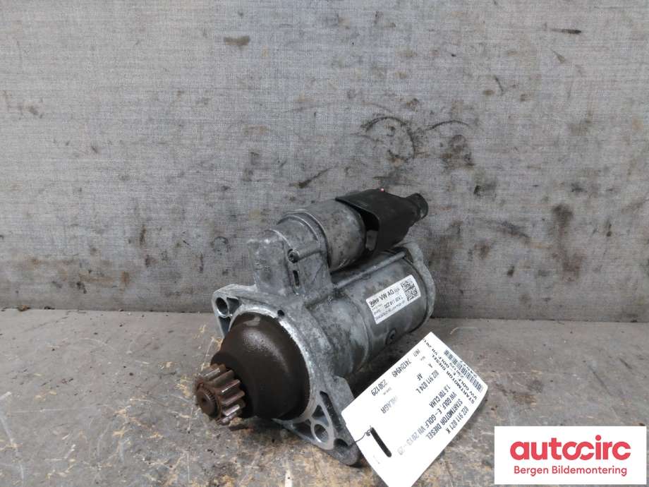 Starter diesel til VW Golf VII 2012-2017 (Fase 1) (VOLKSWAGEN|02Z 911 021 K|02Z 911 024 L|)