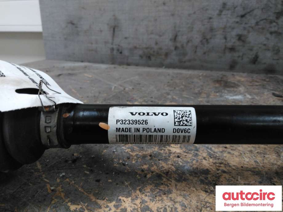 Drivaksel venstre foran, elbil til Volvo C40 Recharge 2021-2024 (VOLVO|36010612|)