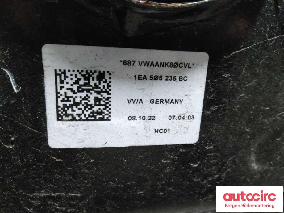Bakaksel til VW ID.3 2020-->>  (VOLKSWAGEN|1EA 505 235 BC|)