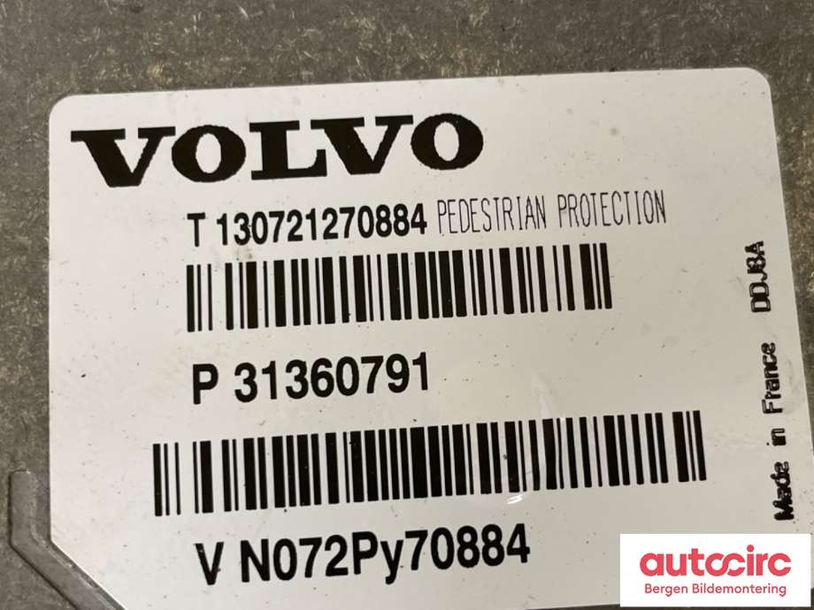 Airbag elektronikk til Volvo V40 2012-2019  (VOLVO|31406938||31360791)