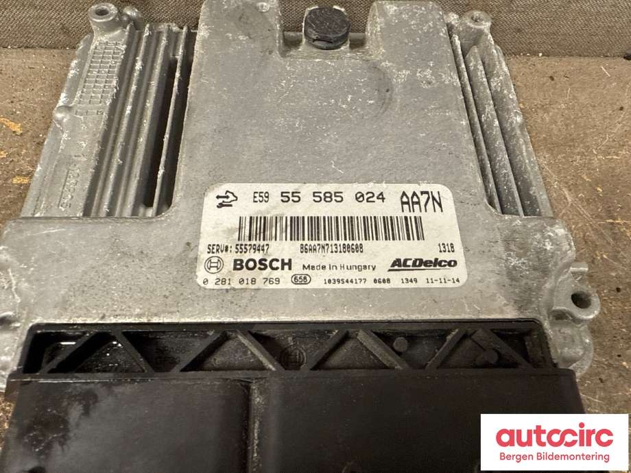 Styreenhet motor til Opel Insignia A 2009-2014 (OPEL|55585024||0 281 018 769)