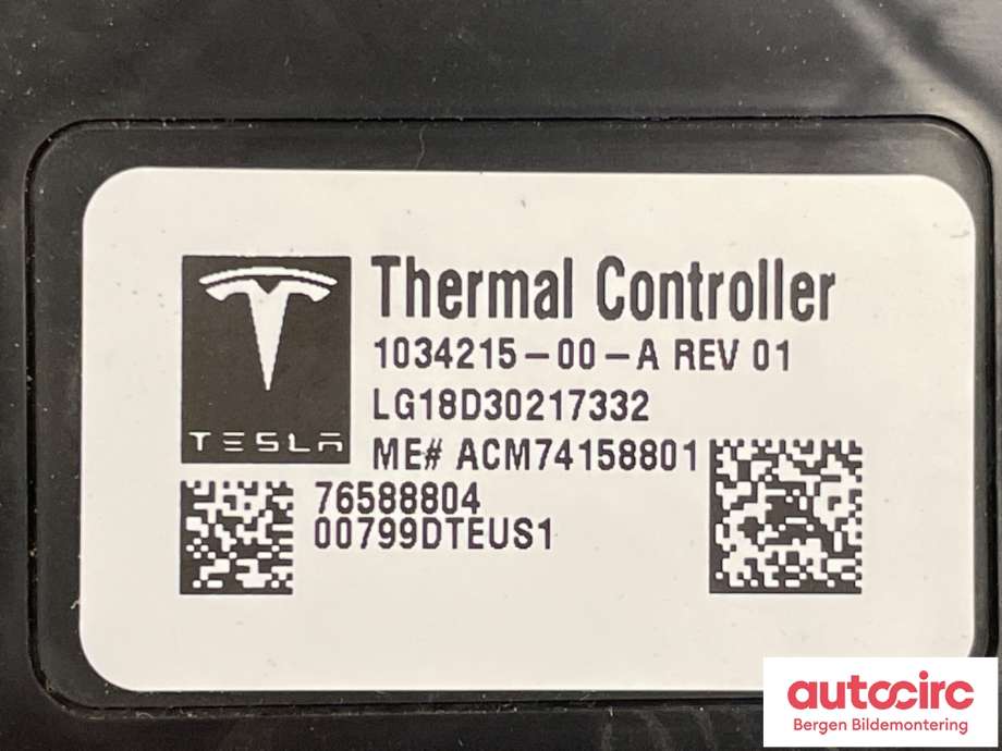Styreenhet diverse til Tesla Model S 2016-2021 (Fase 2) (TESLA|1034215-00-A|)