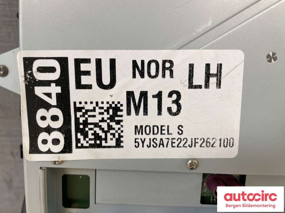 Instrument kjørecomputer til Tesla Model S 2016-2021 (Fase 2)  (TESLA|1451809-03-A|)