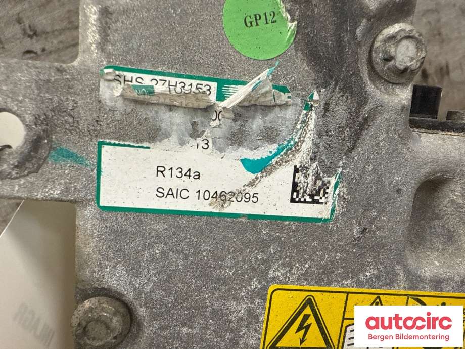 Aircondition kompressor til MG ZS EV 2019-2021 (Type I, Fase 1)  (MG||10462095)