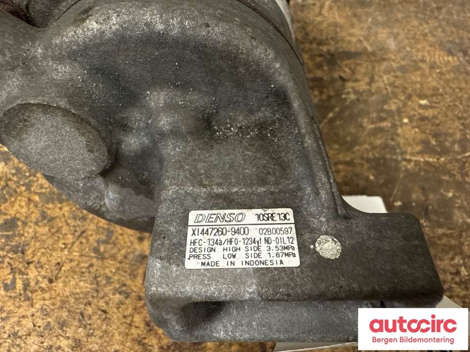 Aircondition kompressor til Suzuki SX4 2009-2013 (Type I, Fase 2)  (SUZUKI|95200-54PB0|)
