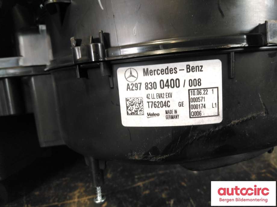 Varmeapparat til Mercedes EQE 2022-->>  (MERCEDES|A 297 830 18 01|A 297 830 37 03|A 297 830 14 01)
