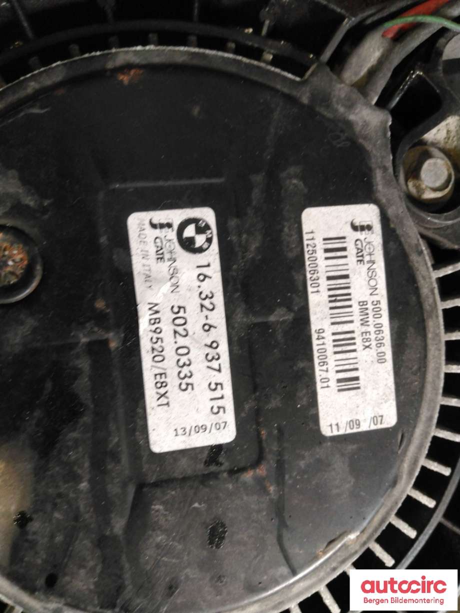 Kjølevifte til BMW 3-Serie 2005-2011 (E90/E91/E92/E93) (E90/E91/E92/E93) (BMW|17 42 8 506 668|)
