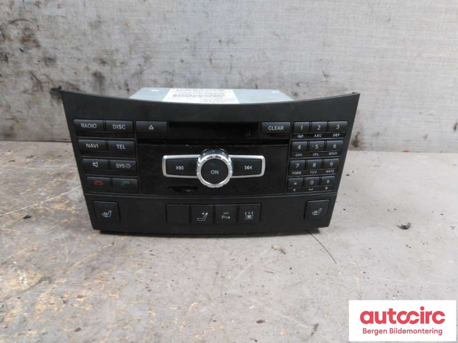 Bilstereo til Mercedes E-Klasse, 2009-2013 (Fase 1) (W212) (W212) (MERCEDES|A 212 900 39 17)
