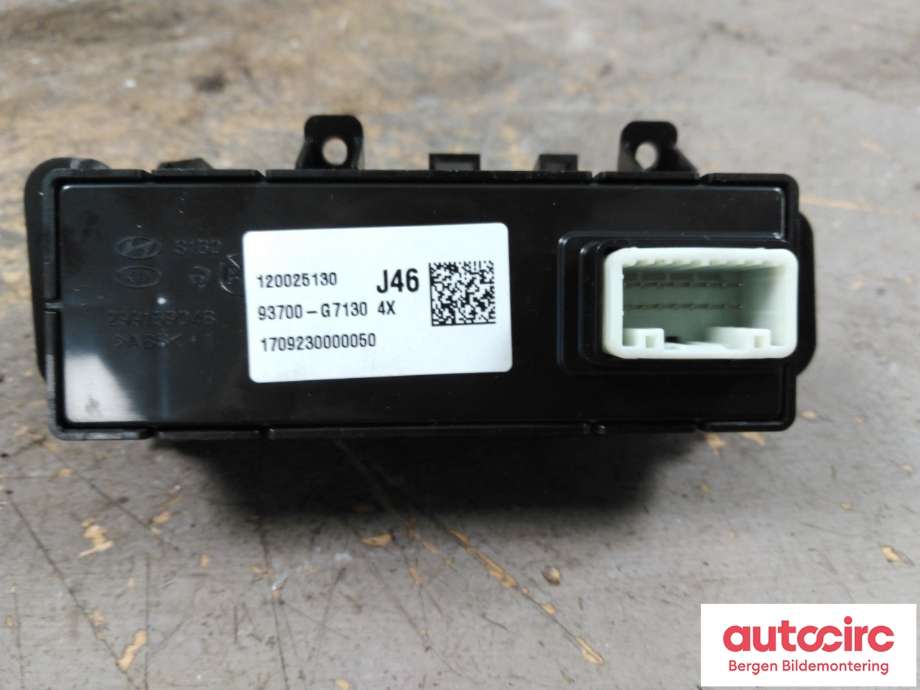 Bryter diverse til Hyundai Ioniq Electric 2016-2019 (Fase 1)  (HYUNDAI|93700G 7130|)