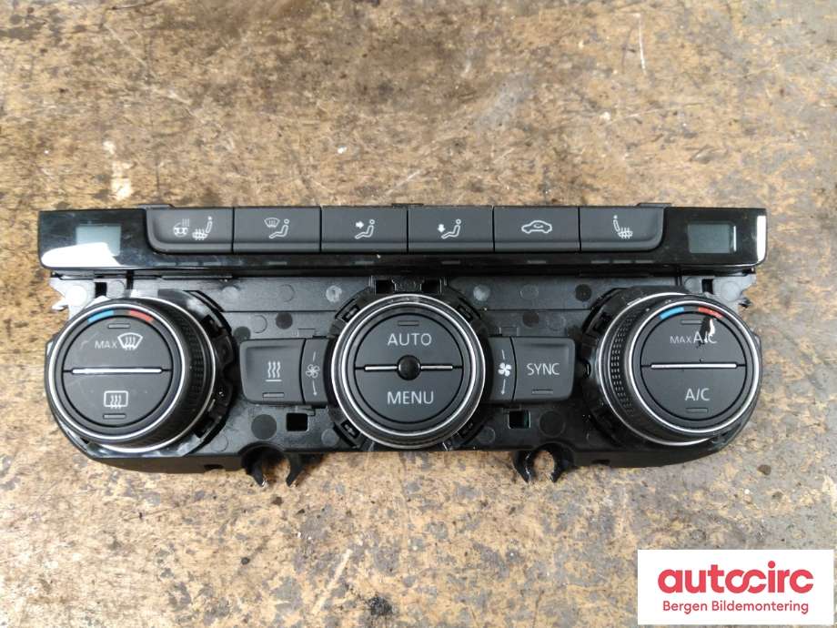 Varmeapparat betjening til VW Tiguan 2016-2020 (Type II, Fase 1) (VOLKSWAGEN|5NB 907 044 J|)