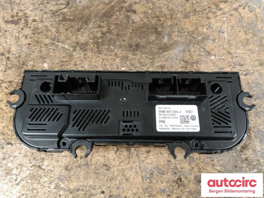 Varmeapparat betjening til VW Tiguan 2016-2020 (Type II, Fase 1) (VOLKSWAGEN|5NB 907 044 J|)