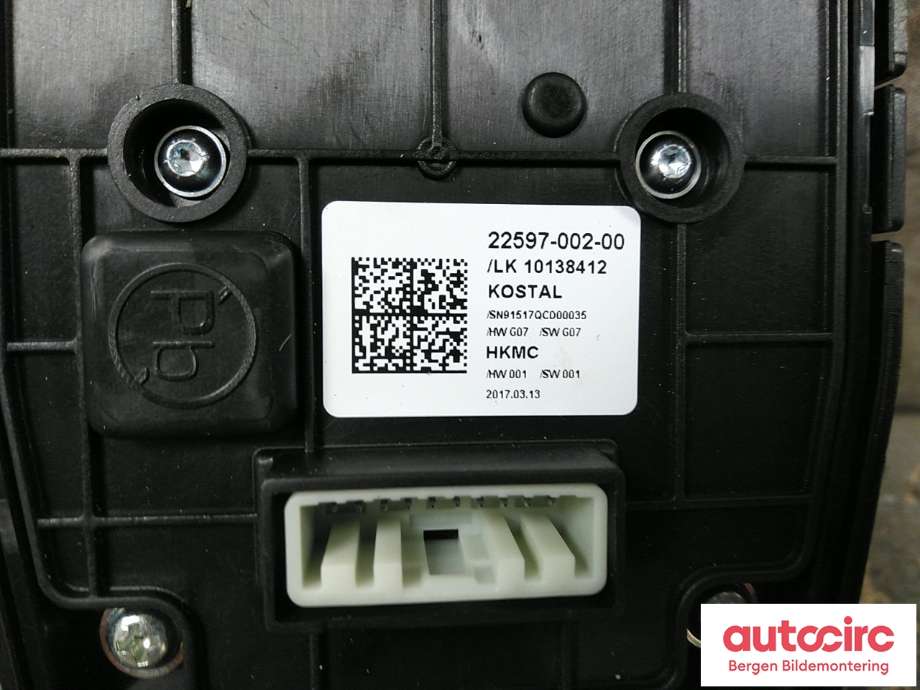Girstang/girvelger automat til Hyundai Ioniq Electric 2016-2019 (Fase 1)  (HYUNDAI|46700G 7100TKB|)