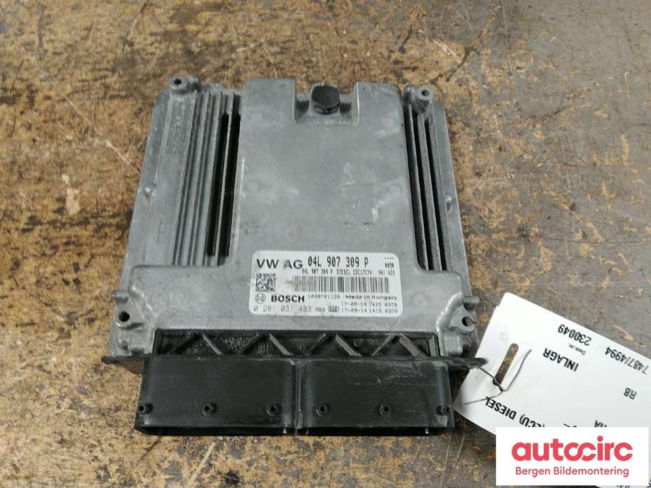 Styreenhet motor til VW Tiguan 2016-2020 (Type II, Fase 1) (VOLKSWAGEN|04L 906 026 EJ|)