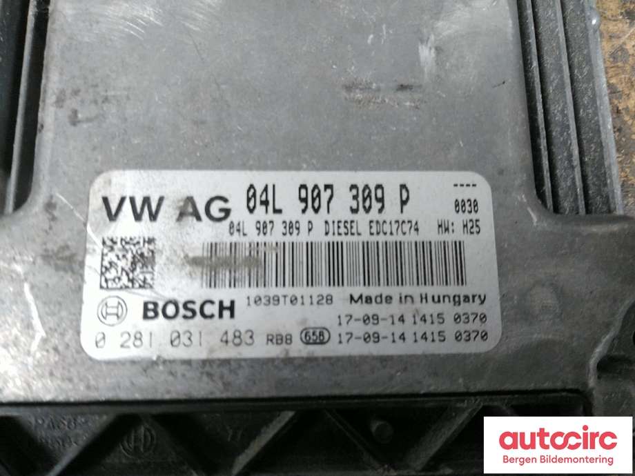 Styreenhet motor til VW Tiguan 2016-2020 (Type II, Fase 1) (VOLKSWAGEN|04L 906 026 EJ|)