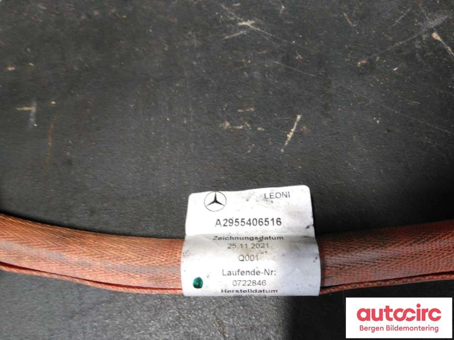 Kabel høy volt (HV) hybrid til Mercedes EQE 2022-->> (MERCEDES|A 295 540 65 16|A 000 341 84 03|)