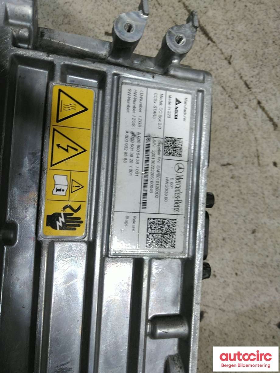 Inverter hybrid til Mercedes EQE 2022-->>  (MERCEDES|A 000 900 54 38|A 000 900 64 41)