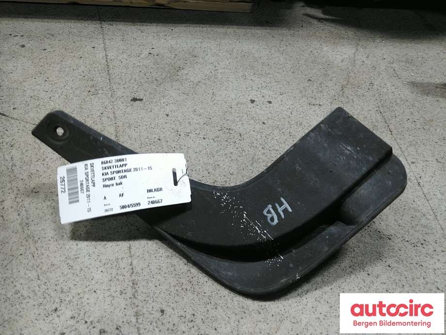 Skvettlapp til Kia Sportage 2010-2016 (Type III) (KIA|86842 3U001|)