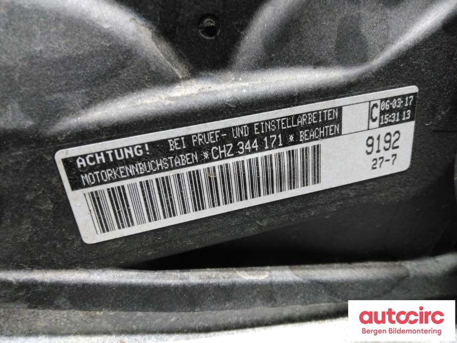 Motor bensin til VW Polo 2014-2017 (Type V, Fase 2)  (VOLKSWAGEN|04C 100 032 E|)