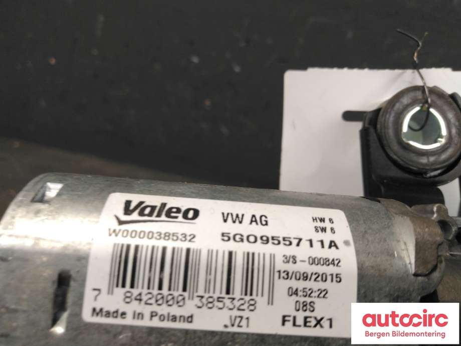 Viskermotor bakrute til VW e-Golf 2014-2017 (Fase 1) (VOLKSWAGEN|5G0 955 711 D|5G0 955 711 C|)