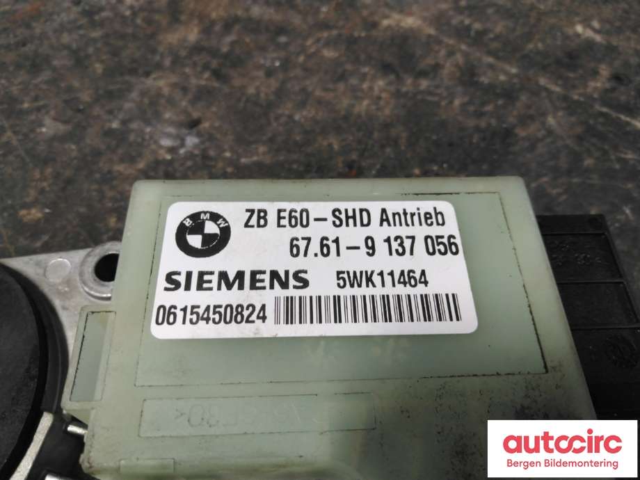 Takluke motor til BMW 5-Serie 2003-2010 (E60/E61) (E60/E61) (BMW|67 61 9 137 056|)