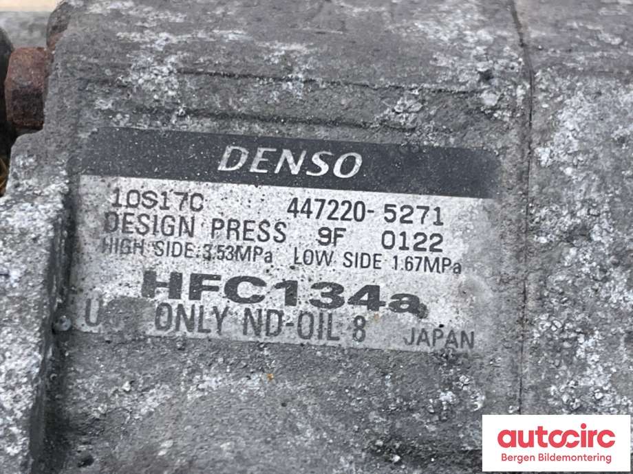 Aircondition kompressor til Toyota Land Cruiser 120 2002-2009 (TOYOTA|883206A080||447220-5271)