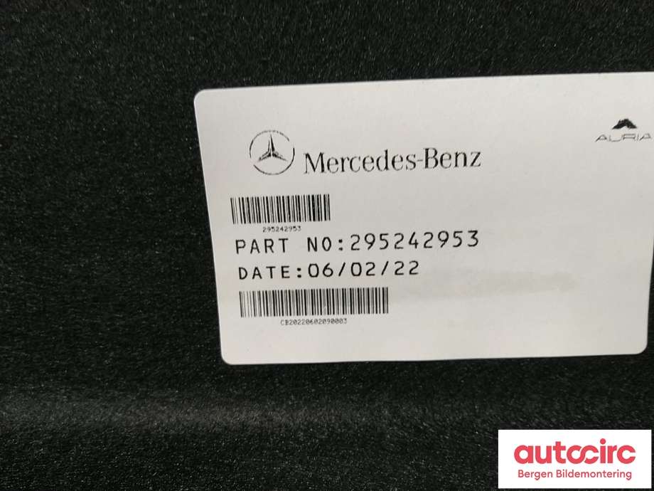Hattehylle til Mercedes EQE 2022-->> (MERCEDES|A 295 690 28 01|)