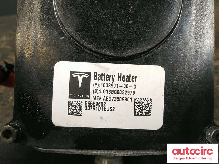 Motorvarmer elektrisk til Tesla Model S 2013-2016 (Fase 1) (TESLA|6007381-00-D||1038901-00-G)