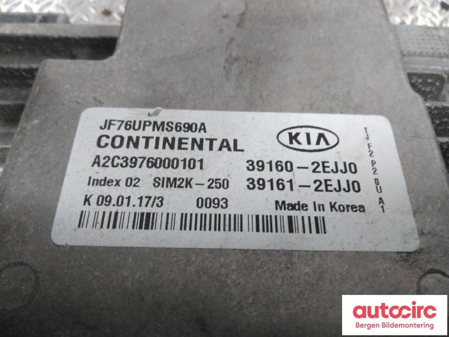 Styreenhet motor til Kia Optima 2017-2020 (KIA|39161 2EJJ0||39160 2EJJ0)