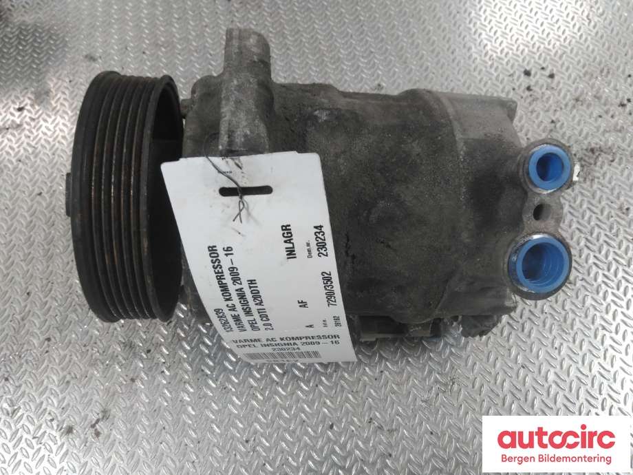 Aircondition kompressor til Opel Insignia A 2009-2014 (OPEL|13262839|)