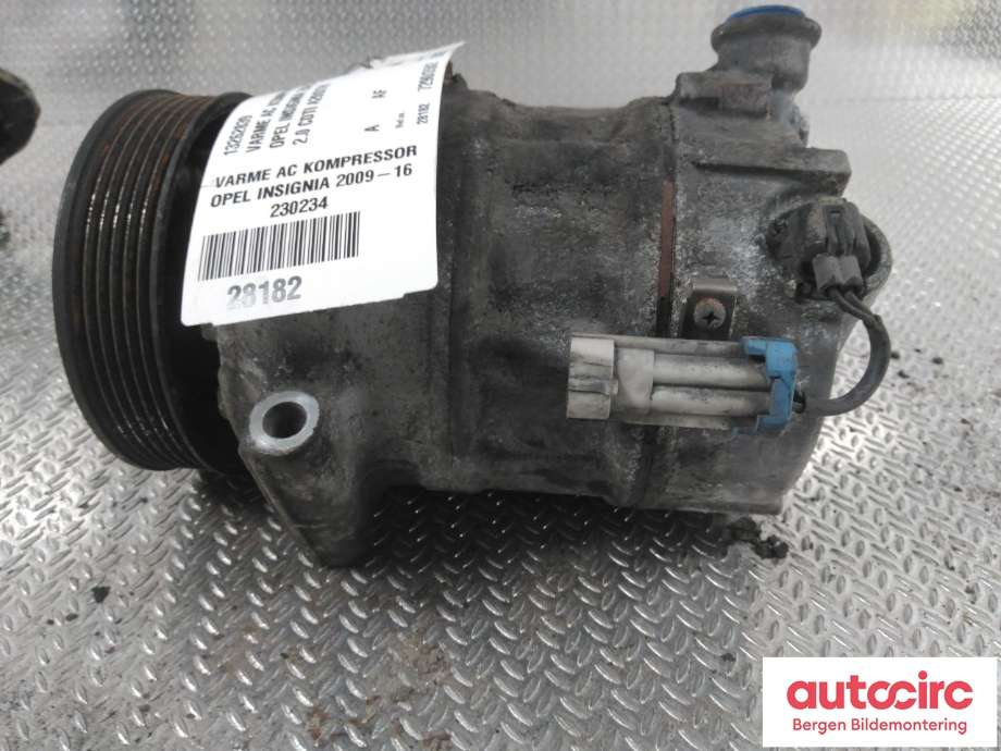 Aircondition kompressor til Opel Insignia A 2009-2014 (OPEL|13262839|)