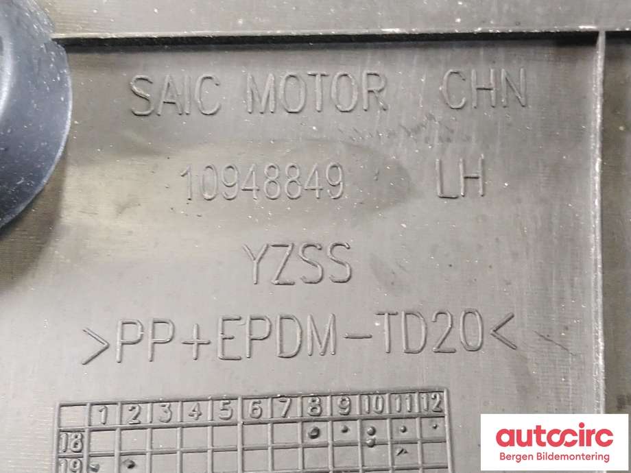 Motordeksel over motor til MG Marvel R 2021-->>  (MG||10948849)
