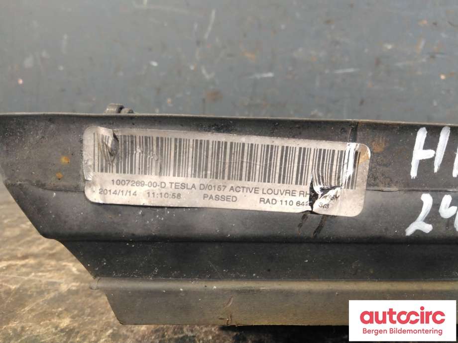 Diverse deler til Tesla Model S 2013-2016 (Fase 1)  (TESLA|1007269-00-D|)