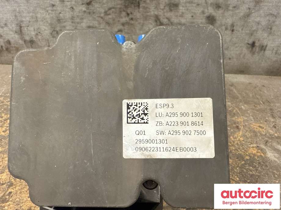 ABS sentral til Mercedes EQE 2022-->> (MERCEDES|A 295 900 13 01|)