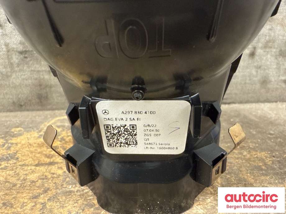 Dashbord friskluftdyse til Mercedes EQE 2022-->>  (MERCEDES|A 297 830 41 00|)