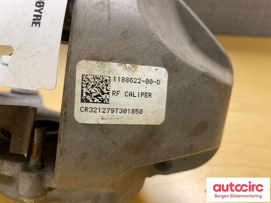 Bremsecaliper høyre foran til Tesla Model Y 2021-2024 (Type I)  (TESLA|1188622-00-D|)