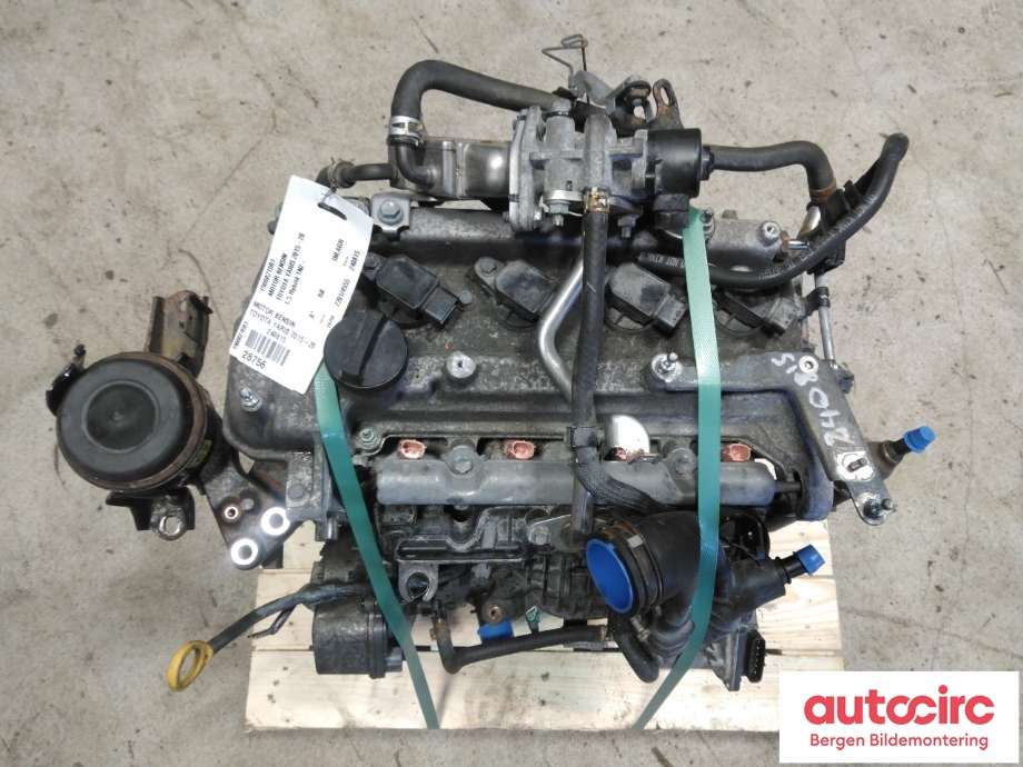 Motor bensin til Toyota Yaris 2014-2020 (Type III, Fase 2)  (TOYOTA|1900021D01|)