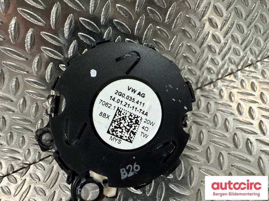 Bilstereo høyttaler til Škoda Enyaq 2021-->>  (SKODA|2G0 035 411|)