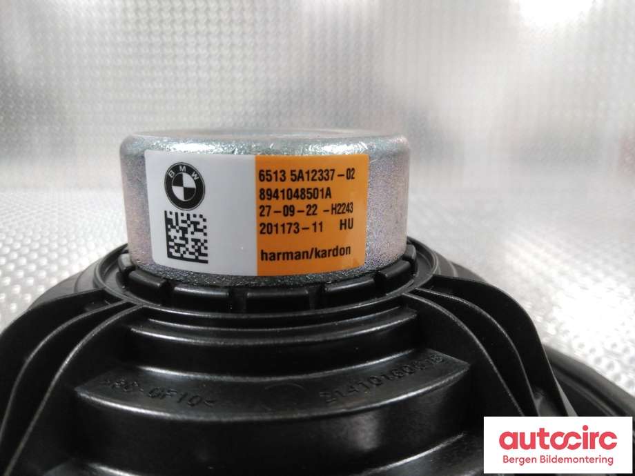 Bilstereo høyttaler til BMW i4 2021-->> (G26) (G26) (BMW|6513 5A12337|)