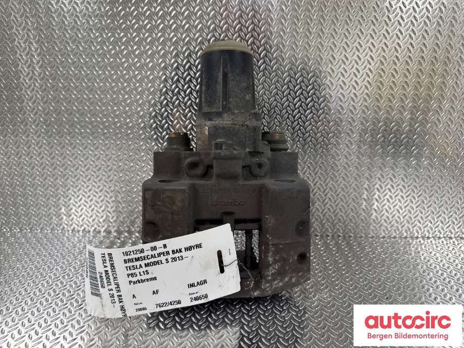 Bremsecaliper høyre bak til Tesla Model S 2013-2016 (Fase 1) (TESLA|1021250-00-B|)
