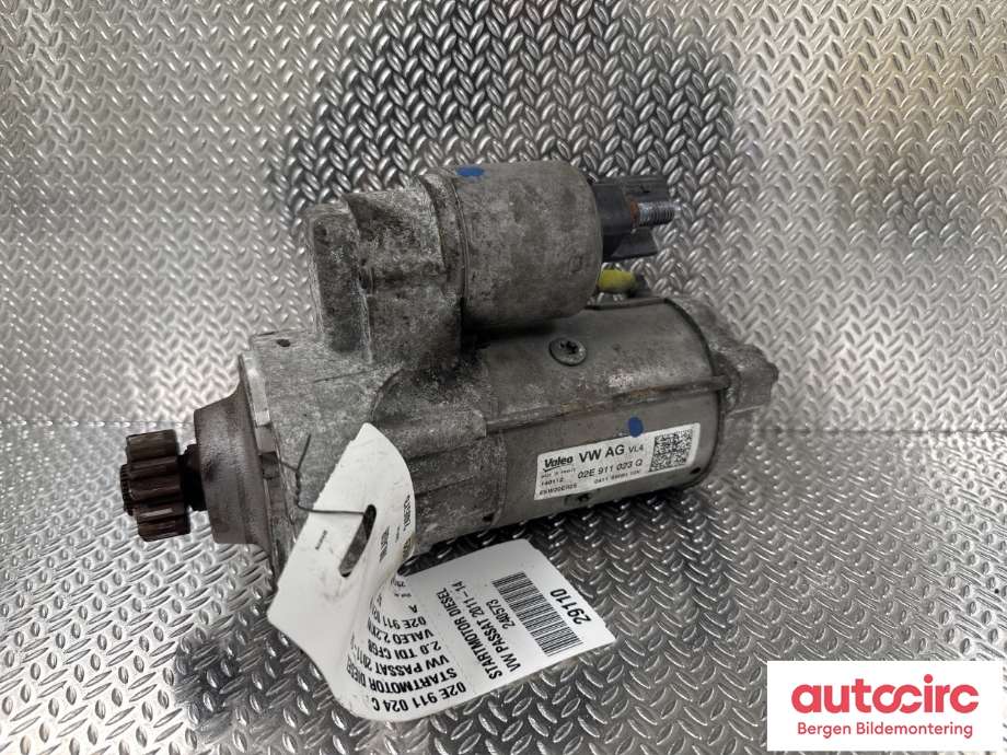 Starter diesel til VW Passat 2011-2015 (B7) (B7) (VOLKSWAGEN|02E 911 024 C|02E 911 024 H|)