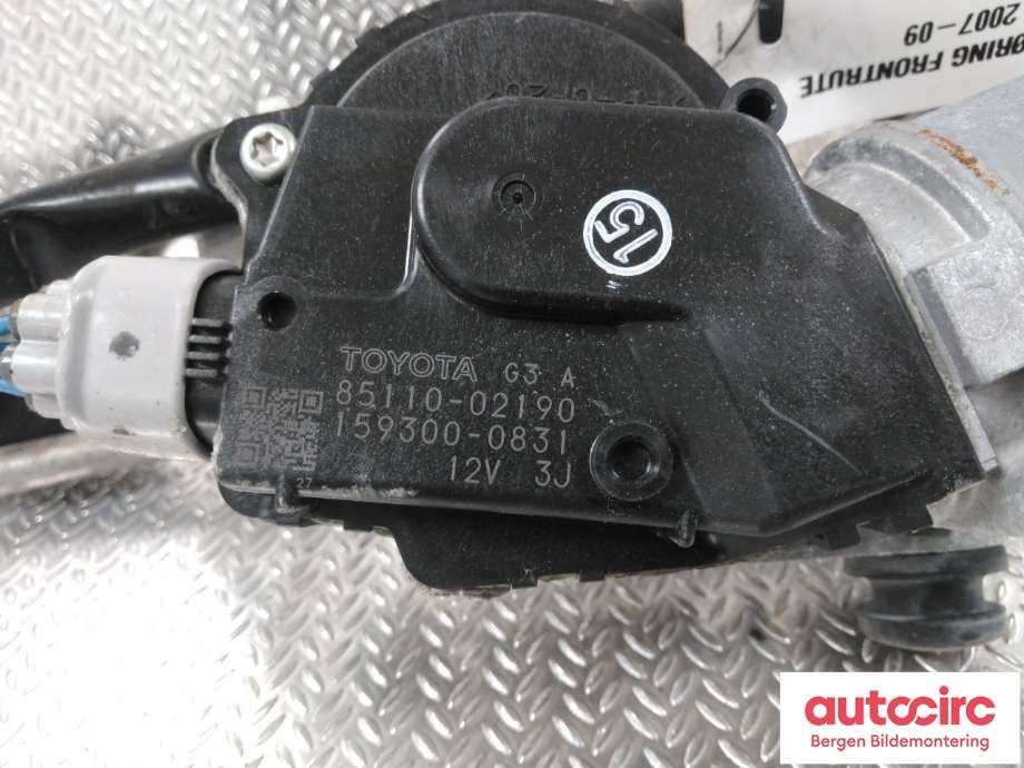 Viskeroverføring til Toyota Auris 2007-2010 (Type I, Fase 1)  (TOYOTA|8511002190|8515002170|)