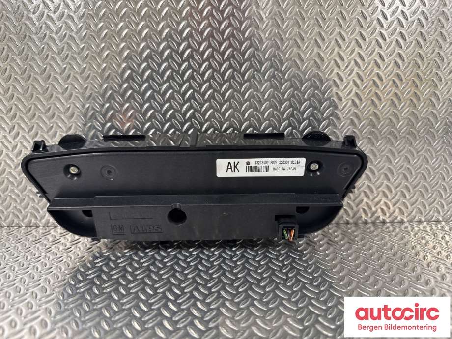 Varmeapparat betjening til Opel Insignia A 2009-2014  (OPEL|13273102|)