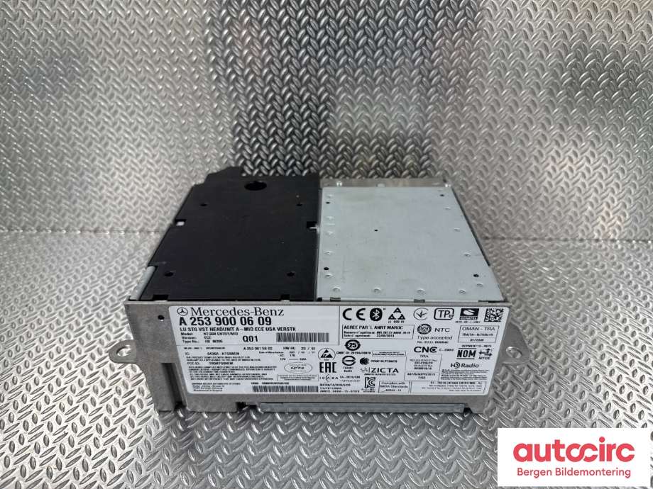 Bilstereo til Mercedes EQC 2019-->> (MERCEDES|A 253 900 06 09|)
