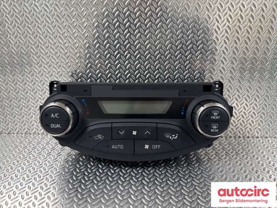 Varmeapparat betjening til Toyota Yaris 2014-2020 (Type III, Fase 2) (TOYOTA|559000D800C3|559000D800C1|)