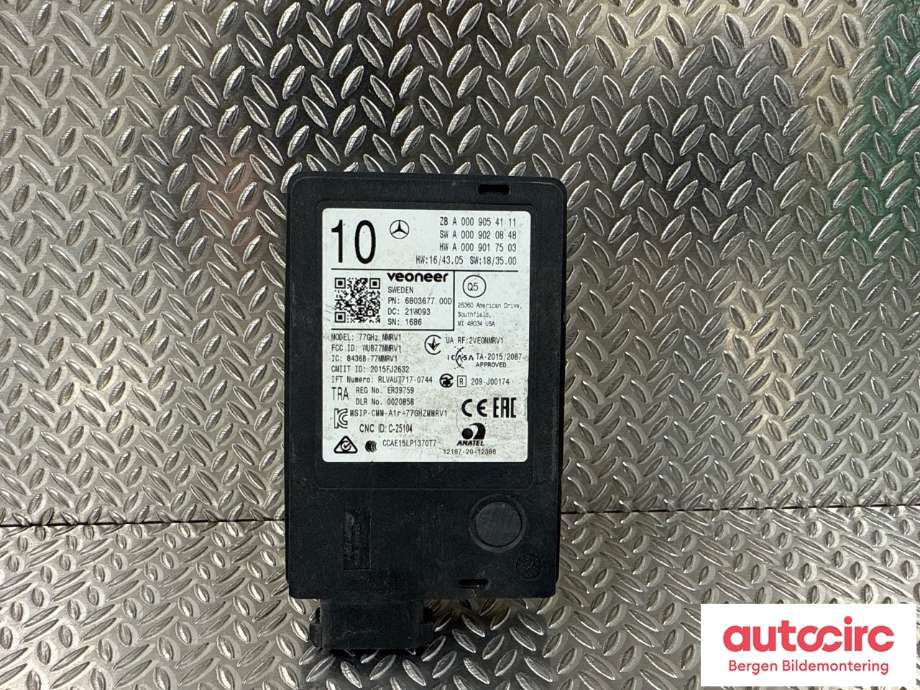 Sensor radar til Mercedes EQC 2019-->> (MERCEDES|A 000 905 41 11|)