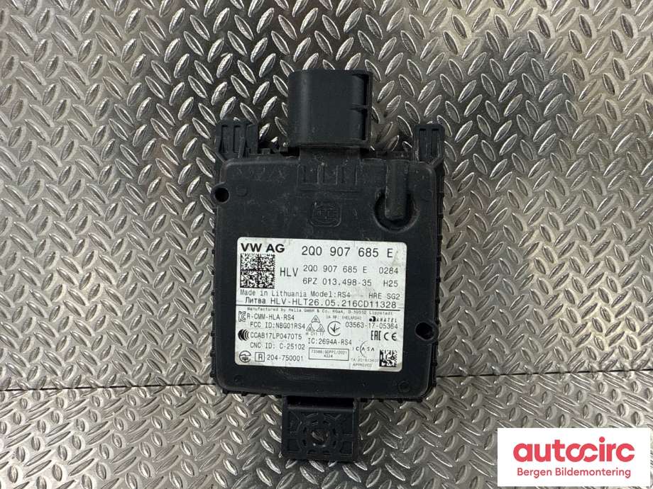 Sensor radar til Škoda Enyaq 2021-->>  (SKODA|2Q0 907 685 G||2Q0 907 685 E)